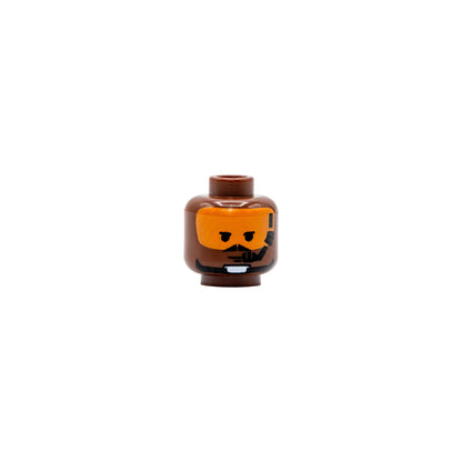 Mustache Fifth Maroon Pilot Head